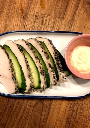 ピリっと◆あらびき胡椒鶏ハム◆-レシピのメイン写真