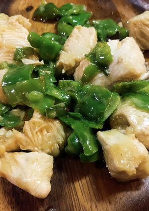 ガーリック醤油チキンマヨピーマン-レシピのメイン写真