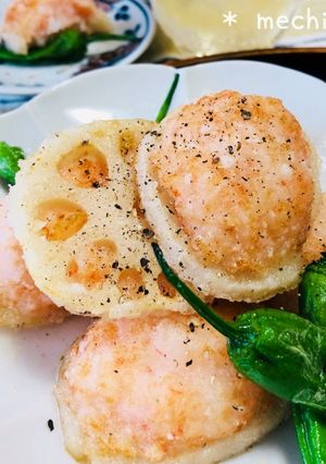 れんこんの海老寄せ-レシピのメイン写真