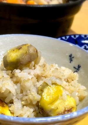 【甘さ際立つ】魅惑の栗ご飯-レシピのメイン写真