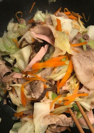 豚こまとたっぷり野菜の中華塩炒め-レシピのメイン写真