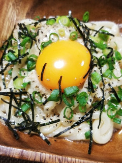 つゆボナーラうどん-レシピのメイン写真
