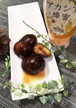 重曹・包丁なし！蜂蜜入り栗の渋皮煮☆-レシピのメイン写真