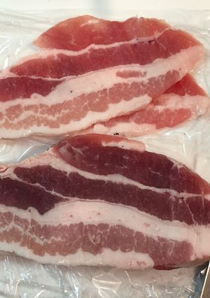 豚バラブロックを薄切りする-レシピのメイン写真