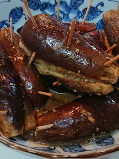 味噌豚肩ロースの茄子挟み煮込み-レシピのメイン写真