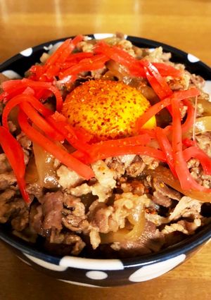 すぐ出来る！濃いめ好きのための牛丼♪-レシピのメイン写真