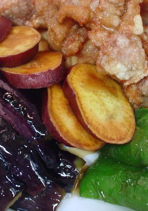 から揚げと野菜の温揚げ浸し☆-レシピのメイン写真