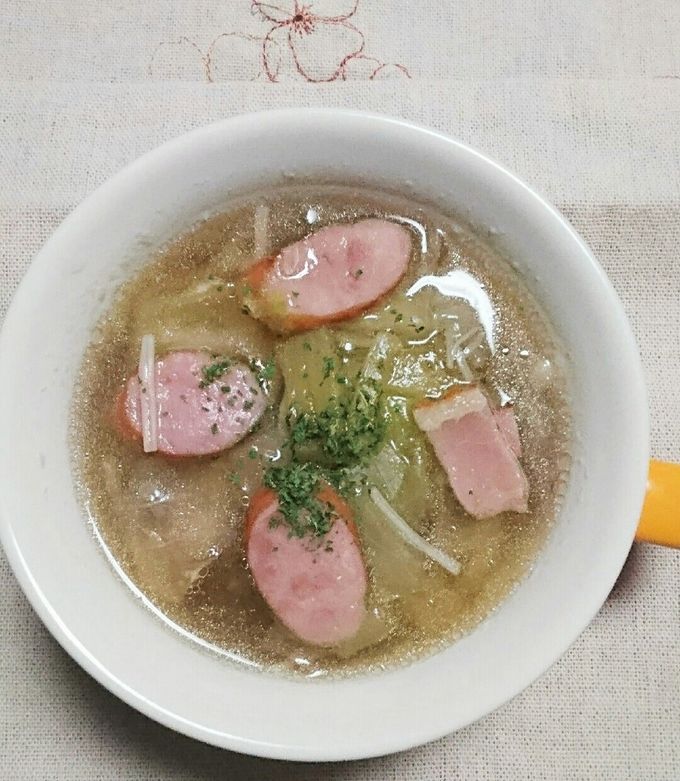 具だくさん食べる野菜中華スープ-レシピのメイン写真