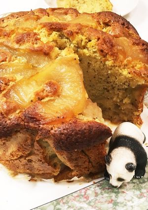 バターいらずの簡単！りんごと紅茶のケーキ-レシピのメイン写真