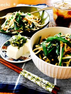 モヤシとニラのオイスターソース炒め丼-レシピのメイン写真