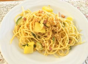 行者にんにくでニラ玉風和風スパゲティ-レシピのメイン写真