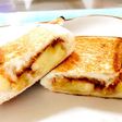 バナナとシナモンのホットサンド