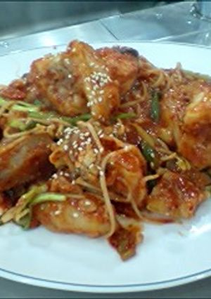 本場の韓国料理アグィチム（アンコウ蒸し）-レシピのメイン写真