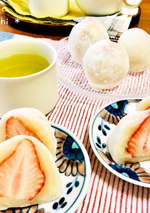 いちご大福-レシピのメイン写真