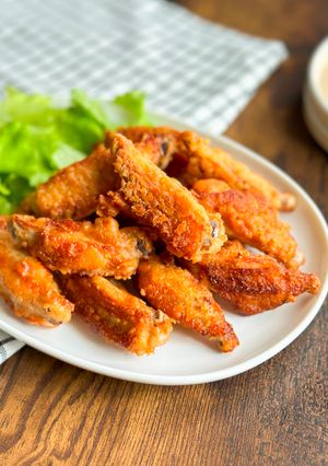 ポリ袋で楽ちん！【手羽中コンソメチキン】-レシピのメイン写真