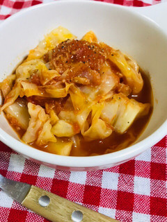 簡単イタリアン♡キャベツのトマト煮込み-レシピのメイン写真