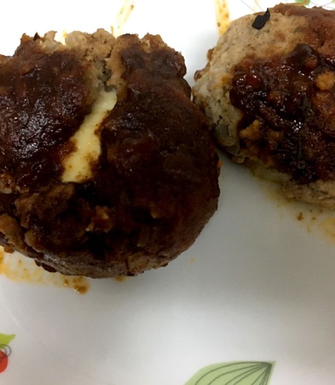 【糖質制限】おからチーズインハンバーグ-レシピのメイン写真