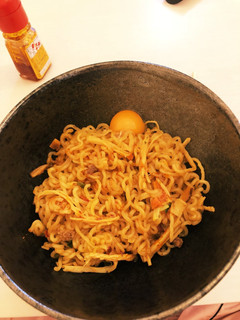 超簡単★辛ラーメンでまぜそば風-レシピのメイン写真