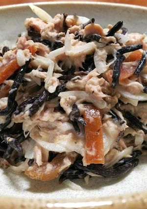 ひじき煮のオニオン ツナ マヨ和え-レシピのメイン写真