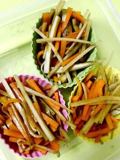*きんぴらごぼう☆お弁当用冷凍保存*-レシピのメイン写真