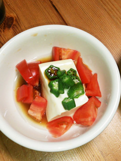 トマトとオクラの豆腐サラダ-レシピのメイン写真