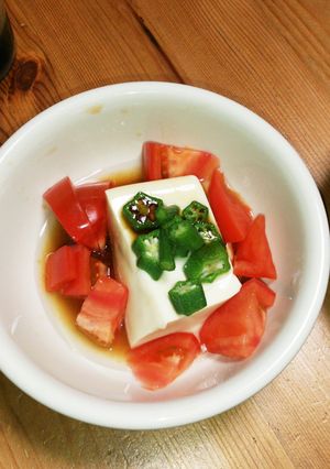 トマトとオクラの豆腐サラダ-レシピのメイン写真