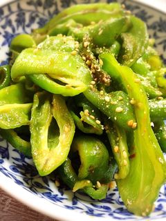甘唐辛子のごま味噌炒め-レシピのメイン写真