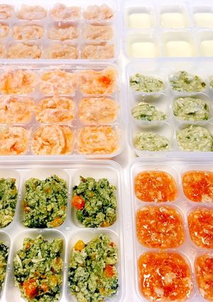 ♡離乳食中期 一気に5品色々煮物♡❶-レシピのメイン写真