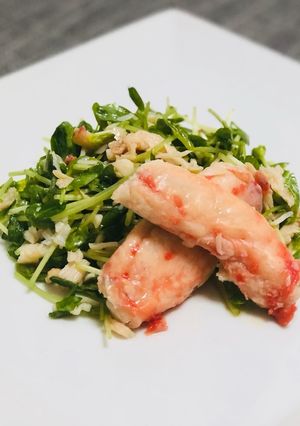 簡単・豆苗のカニサラダ-レシピのメイン写真