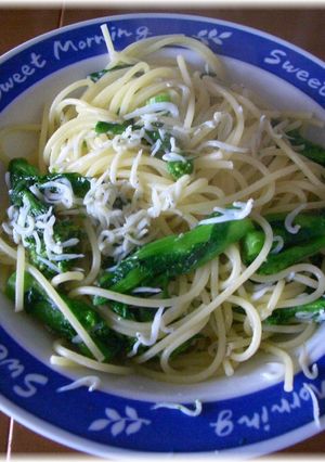 菜の花としらすのスパゲッティ-レシピのメイン写真
