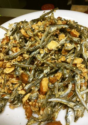 レンジでサクサク♪小魚アーモンド-レシピのメイン写真