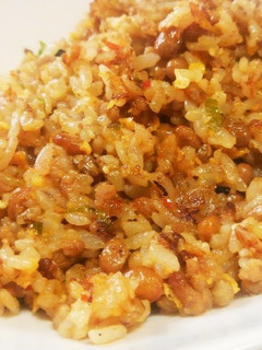 ピリ辛納豆チャーハン-レシピのメイン写真