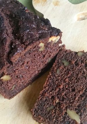 おから入り＊胡桃とココアのケーキ-レシピのメイン写真