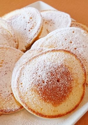ホットケーキミックスでもスフレパンケーキ-レシピのメイン写真