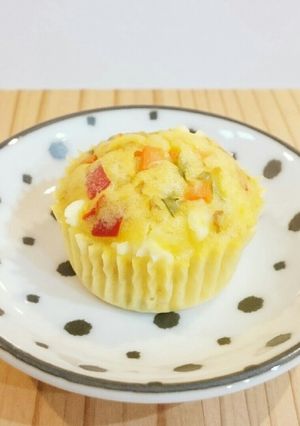 【離乳食完了期おやつ】ベビー用ケークサレ-レシピのメイン写真