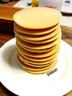 ワンボウルでフワッとパンケーキ-レシピのメイン写真