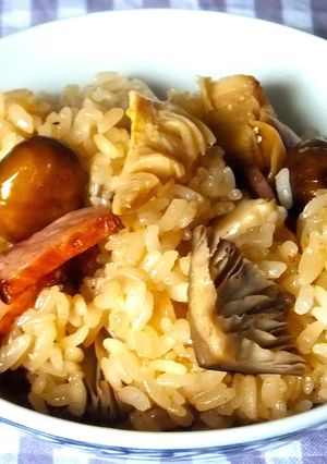 電子レンジで中華おこわ-レシピのメイン写真