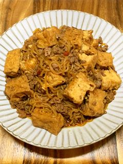 厚揚げ挽肉糸こんにゃくのきんぴら風炒め煮-レシピのメイン写真
