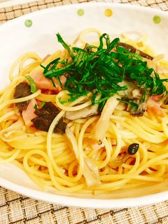 美味しい♪キノコとベーコンの和風パスタ-レシピのメイン写真