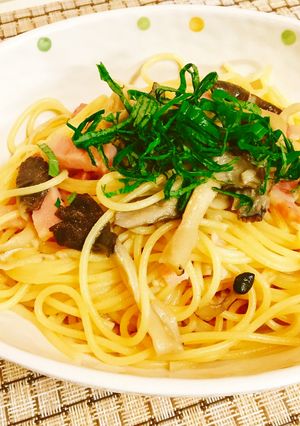 美味しい♪キノコとベーコンの和風パスタ-レシピのメイン写真