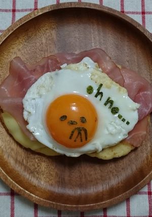ぐでたま♥️withクロックマダム-レシピのメイン写真