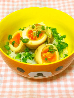 煮卵丼-レシピのメイン写真