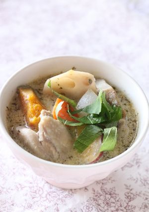 根菜たっぷり大葉みそ豆乳シチュー-レシピのメイン写真