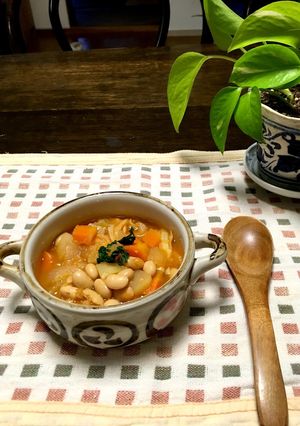 ケチャップで！ミネストローネ塩麹入り♪♪-レシピのメイン写真