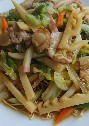 海鮮かた焼きそば-レシピのメイン写真