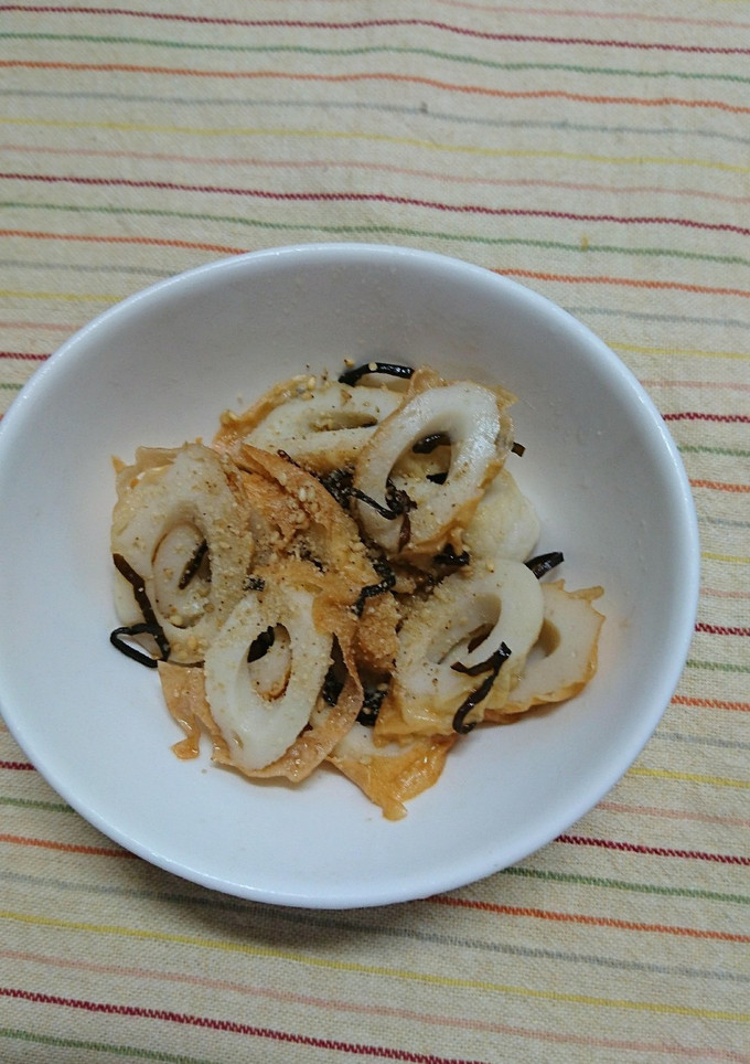 簡単！ちくわと塩こんぶの酢の物-レシピのメイン写真