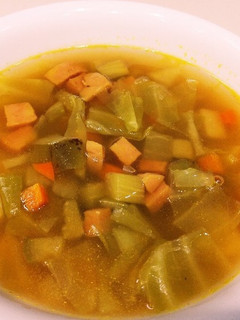 残り野菜で簡単 カレー風味スープ-レシピのメイン写真