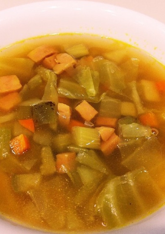 残り野菜で簡単　カレー風味スープ-レシピのメイン写真