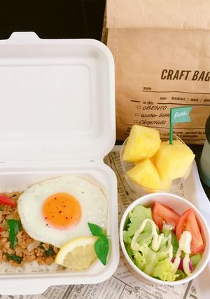 【簡単】ガパオライス弁当-レシピのメイン写真