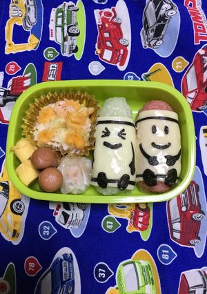 キャラ弁 簡単 クレヨンくん弁当-レシピのメイン写真